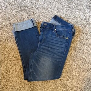 Classic Capri Blue Denim Jeans